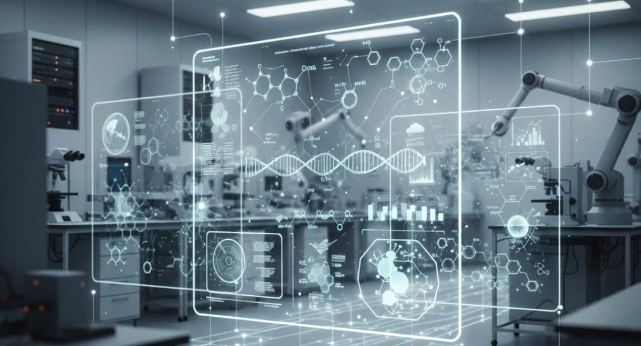 AI-driven digital advertising systems showing automated targeting, campaign optimization, data analytics, and ad performance workflows in 2026