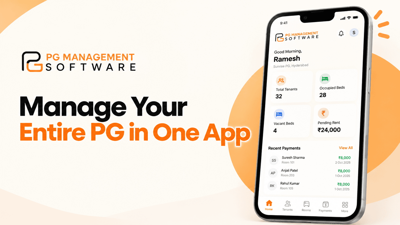 PG Management Software product