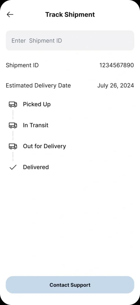 Logistics App Development Services by Ozrit reflection