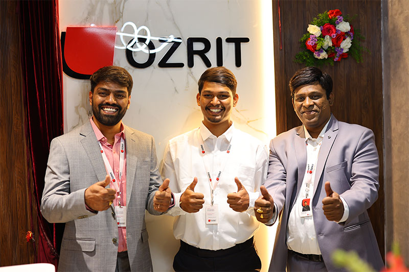 Mobile app development team at OZRIT Hyderabad