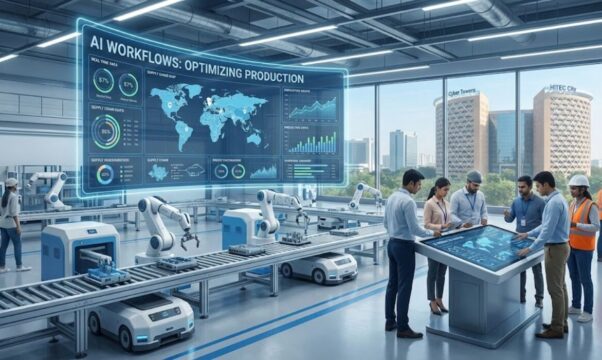 AI-enabled enterprise workflows automating operations, decision-making, and coordination across business systems in 2026