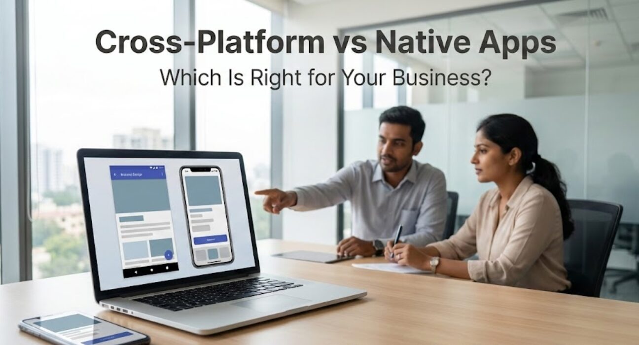 Cross-platform vs native mobile app development comparison for Indian businesses.